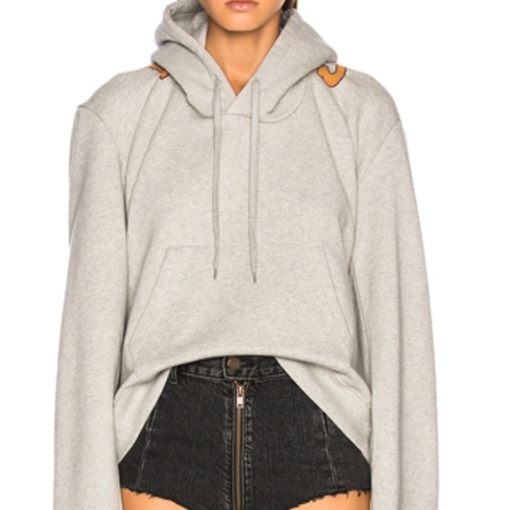 Vetements Light Gray Women's Hoodie